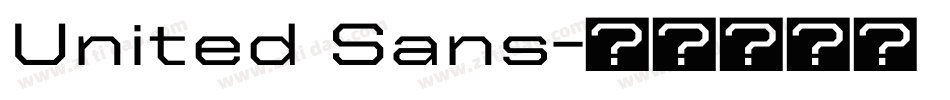 United Sans字体转换